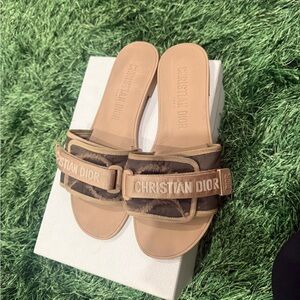 Dior Nude Slide Sandals